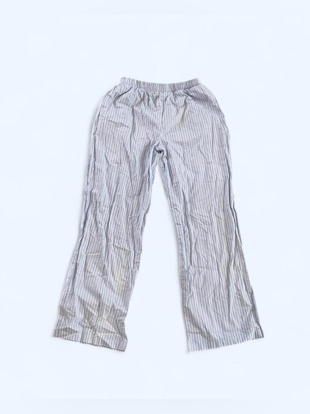 Cotton poplin pajama lounge pant in stripe size XS by‎ Letter/Together